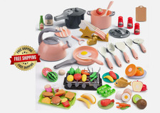 Juego De Accesorios De Cocina Para Ni os Ninos Juegos Comida Para Cocina Nueva..