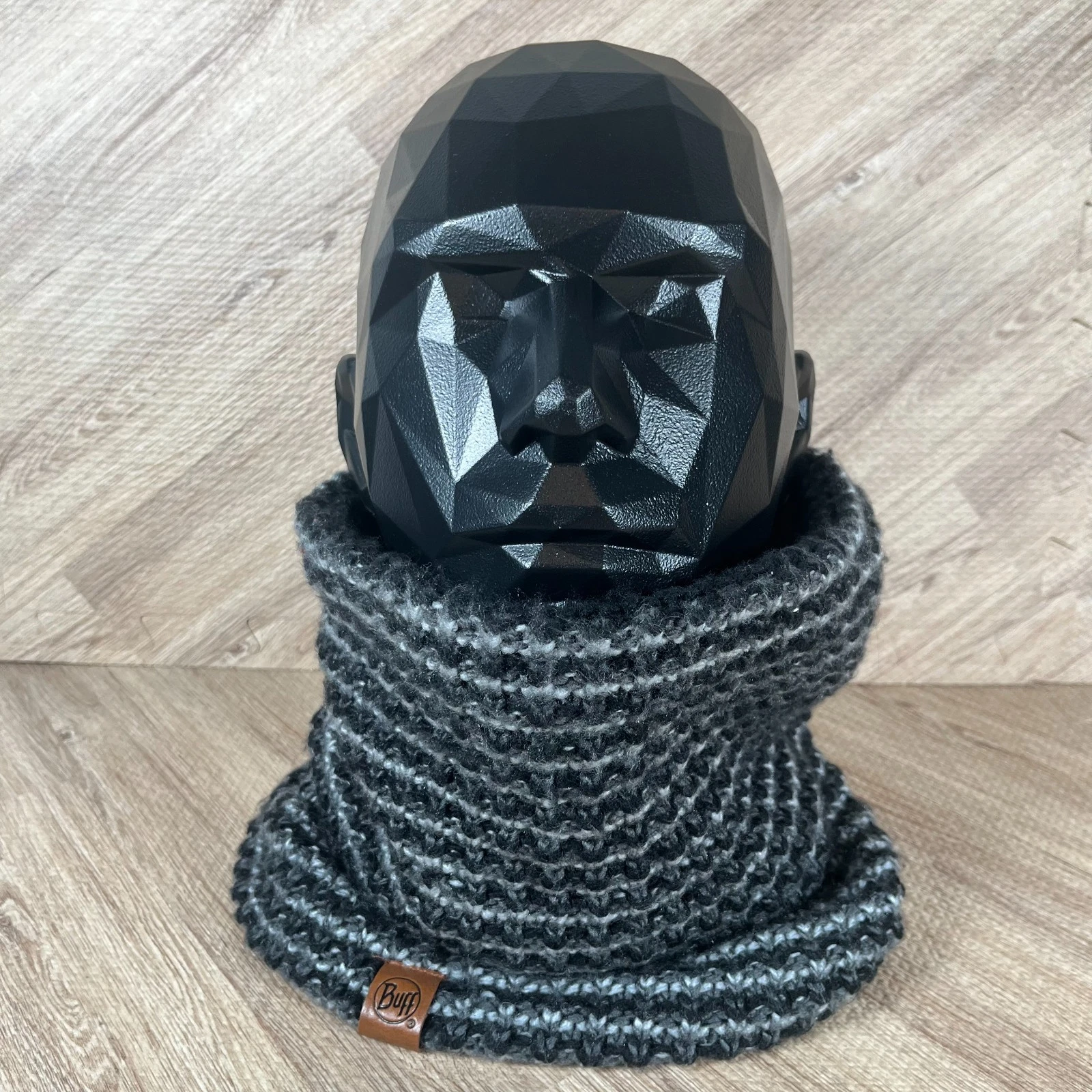 Buff Neck Warmer Snood Knitted & Polar Grey Primaloft RRP £30