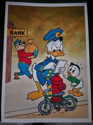 Disney Kunstdruck Covermotiv Donald Duck 126 Juli 1969