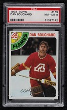 1978-79 Topps Dan Bouchard #169 PSA 8 4p5