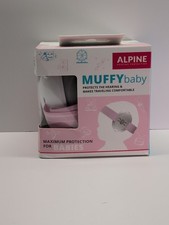 Alpine Muffy Baby Hearing Protection Earmuffs Pink Noise Reduction SNR 23 dB New