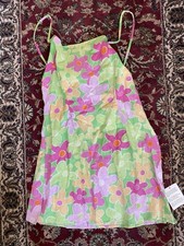 ASOS 10 Design Retro Bold Flower Print 60s 60s Sun Dress Flower-power Girl