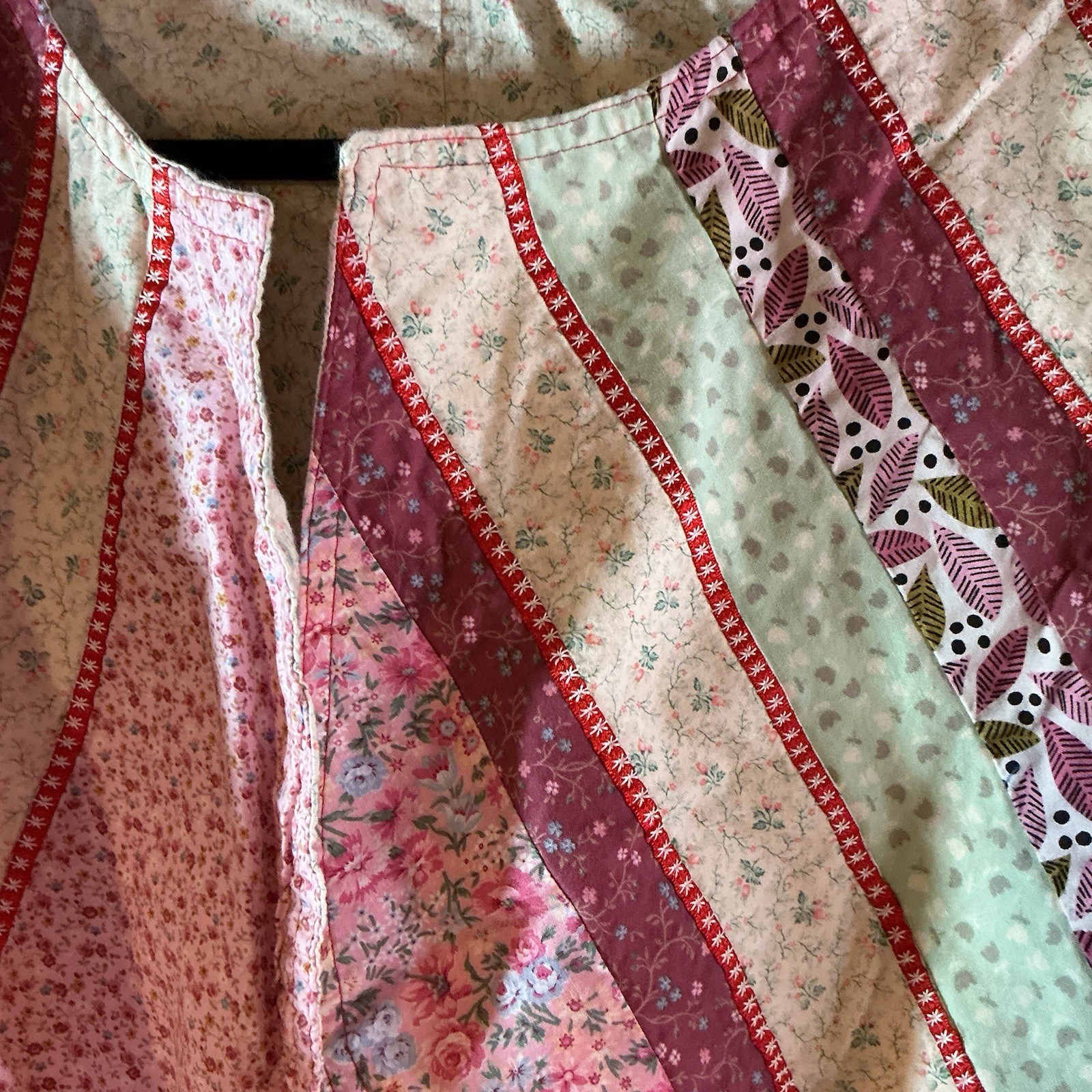 Handmade Patchwork Multicolor Shawl Shrug  for Wo… - image 2