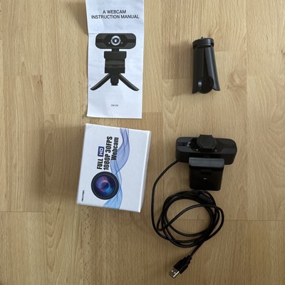 ANVASK Webcam mit Mikrofon 1080P Full HD und kleinem Stativ Kamera photografie