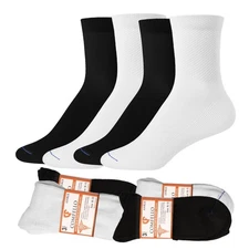 3, 6, or 12 Pairs Diabetic QUARTAR circulatory Socks Health Men’s Cotton Socks