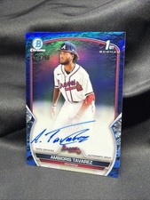 🔥Ambioris Tavarez 🔥2023 Bowman Chrome 1ST BLUE AUTO 139/150 Prospect #CPA-AT
