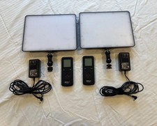  2-Pack Viltrox VL-200T Dual-color LED Video Light Panel 3300K-5600K