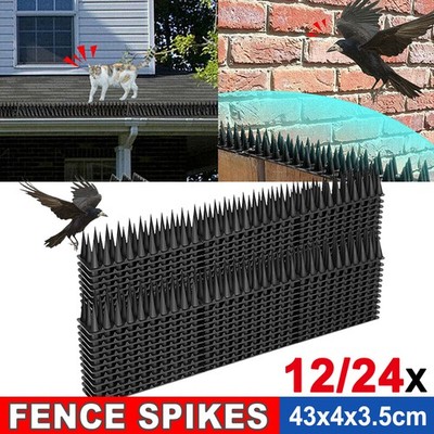 12/24Stk Zaun Spikes Anti Climb Guard Outdoor Spike Katze Vogelabwehr Deterrent