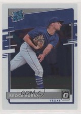 2020 Panini Donruss Optic Rated Rookies Brock Burke #40 Rookie RC wd9