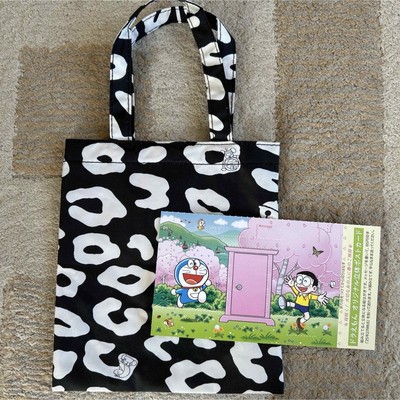 Doraemon print bag+picture postcard with bonus