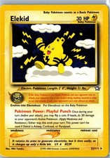 Elekid - 22/111 - Neo Genesis - Rare Unlimited - Damaged - Vintage WOTC on eBay