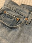 Levi's Big E 501 Blue Selvedge Cotton Denim Jeans — photo 5