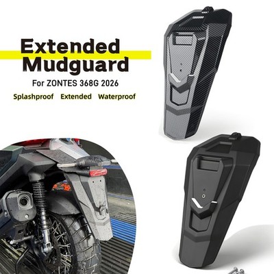 New Extended Rear Mudguard For ZONTES 368G  Waterproof Splashproof License Plate
