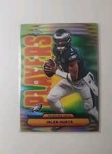 2025 Topps Chrome Football #PP-4 Jalen Hurts Power Players Refractor