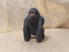 Jaru Jungle Animal Stretchy Squishy Lowland Gorilla Black Ape Toy Figure