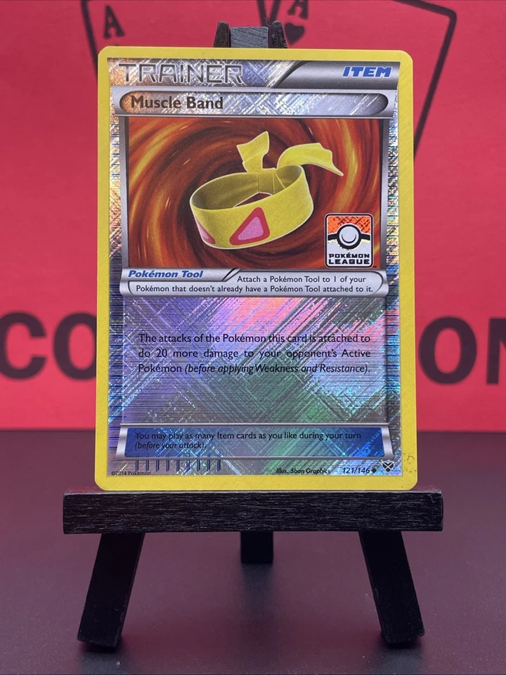 Muscle Band 121/146 Pokemon League Reverse Holo Stamped Pokemon TCG 2014 LP - Image 2 of 4