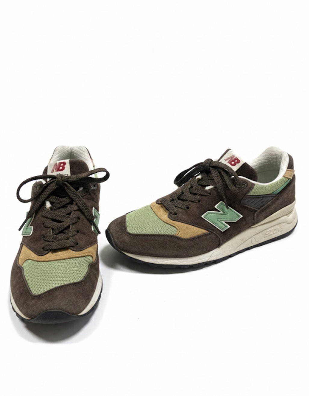 New Balance Mens Teddy Santis Shoes Brown/Green Sz 11 U998BG MadeUSA Althleisure