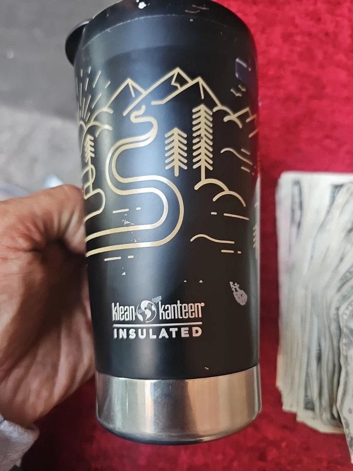 Vaso aislado al vacío de acero inoxidable Peets Coffee Klean Kanteen 16 OZ Foto 2 de 4