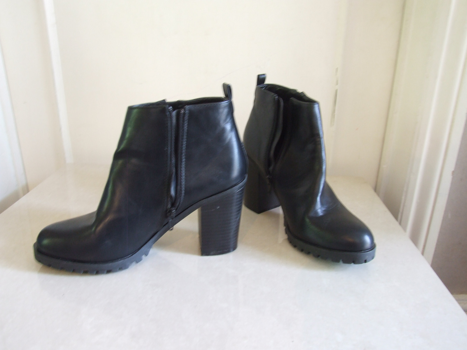 Fabulous T K Maxx Black Block Heel 