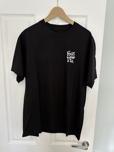 Focus Mad Monk Graphic Back Print Skate T-Shirt - Black - Size L / Large - New - Picture 2 of 9