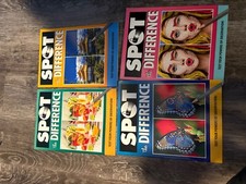 SPOT THE DIFFERENCE BOOK TEST YOUR POWERS OF OBSERVATIONS. 4 pack brand new 