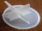 Vintage CLEAR X Disney Barbie Clone Doll Posing DISPLAY STAND Oval Base Mod TNT — photo 4