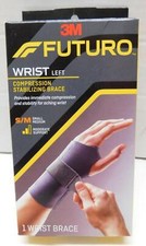 FUTURO Compression Stabilizing Wrist Brace Moderate Support Left Hand Open Box