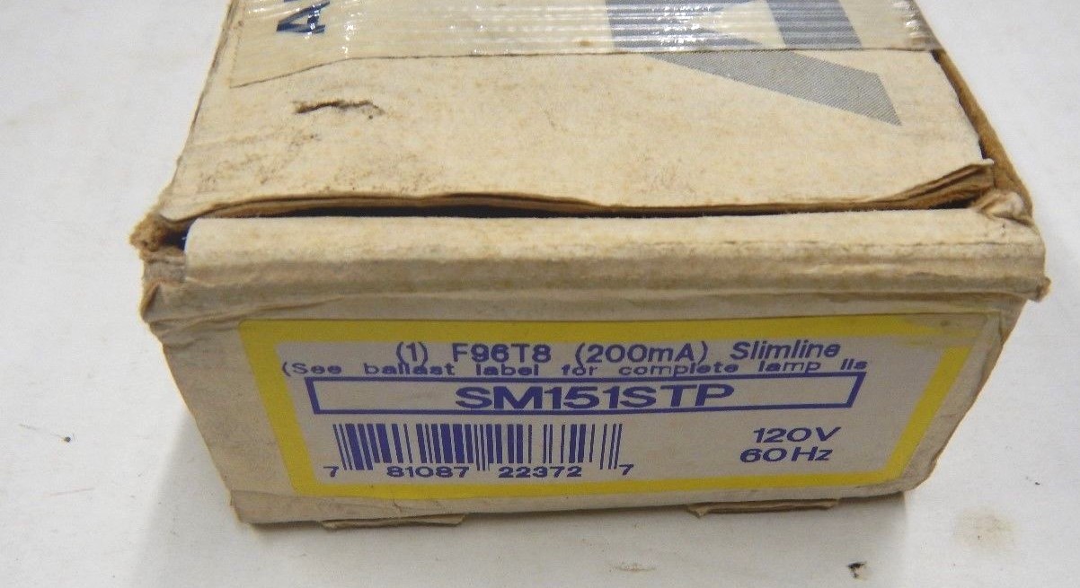 ADVANCE SM151STP SLIMLINE BALLAST for 1 Lamp F96T8 120V NEW eBay