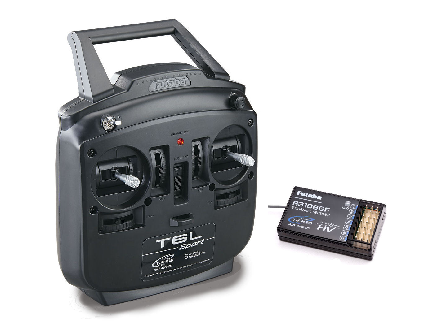 Futaba T6L Radio Transmitter Receiver for Angling Technics Bait Boat Microcat