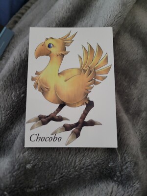 Chocobo Final Fantasy VII FF7 Art Museum Card Japanese Square Enix