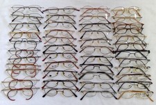 LOT of 45 Eyeglasses With DEMO Lenses - Stainless - Metal - Adult  Kids sizes