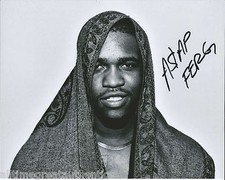 RAPPER A.$.A.P FERG HAND SIGNED AUTHENTIC 8X10 PHOTO C w/COA ASAP MOB TRAP LORD