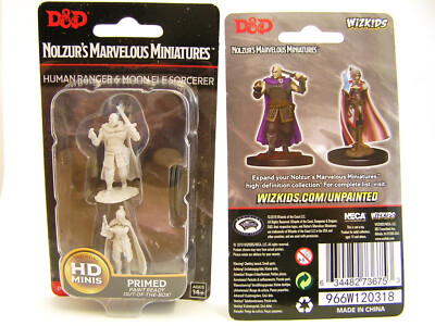 WZK73675 - D&D Nolzur's Marvelous Wave 8 - Unpainted Miniatures - Minsc & Delina