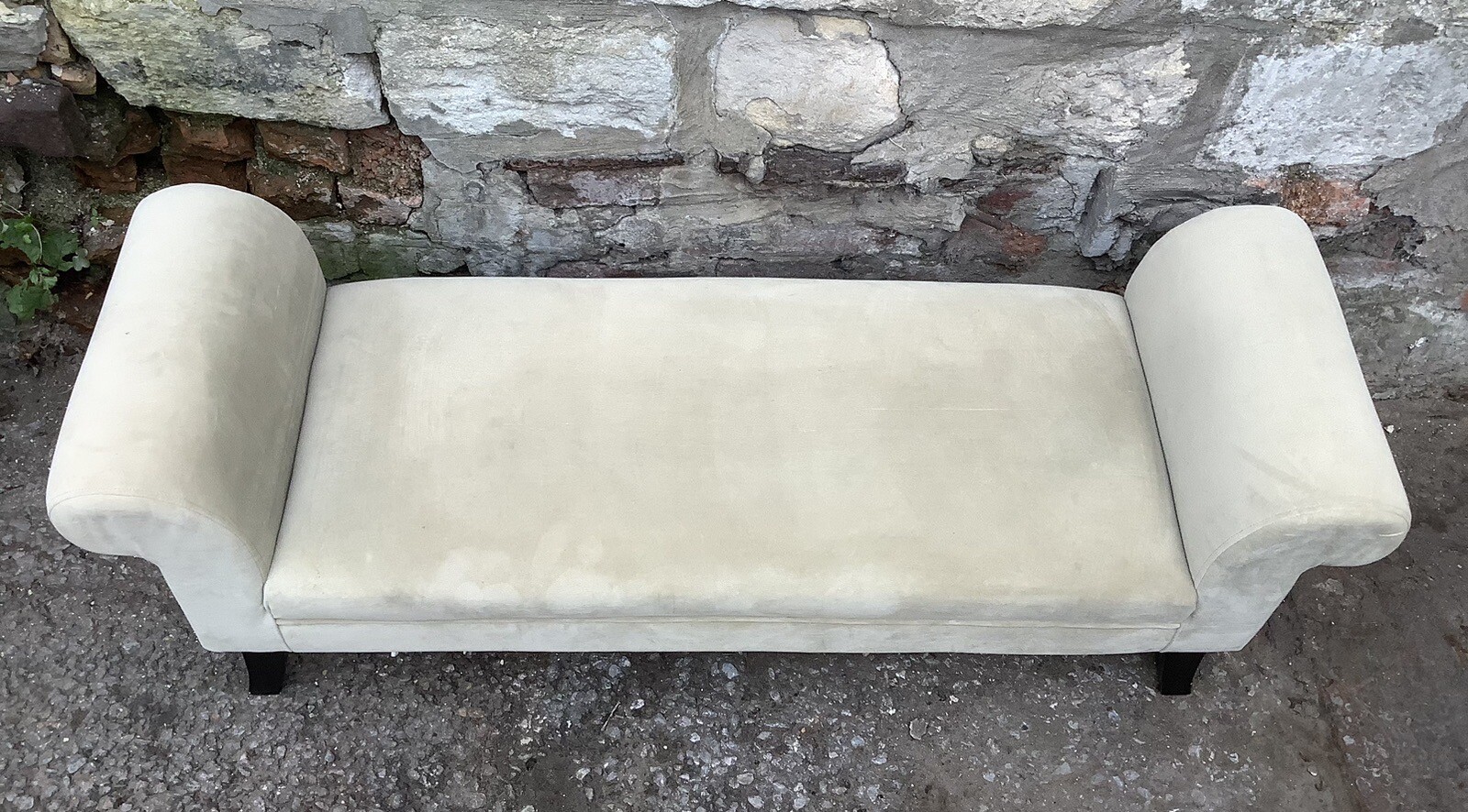 HOMESENSE CHAISE FRENCH SHABBY CHIC STYLE LONG BENCH SEAT eBay