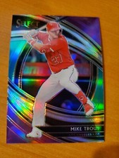 2020 Panini Select Premier Tri Color Prizm Refractor Mike Trout Card #126