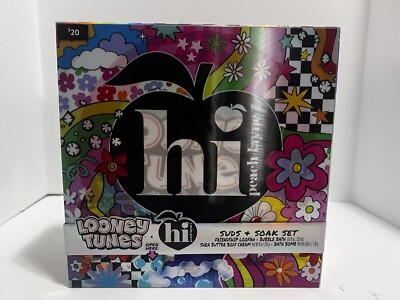 Hi Peach Layne x Looney Tunes Bath Set Suds & Soak Body Cream Limited Ed. Sealed
