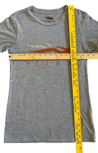 SITKA Gear Women's T-Shirt Gray Size Small - Picture 2 of 6
