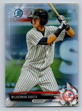WILKERMAN GARCIA 2017 Bowman Chrome Prospects Refractor SER # /499