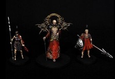 Resin Kingdom Death Set of 3 Figures Unpainted assembled