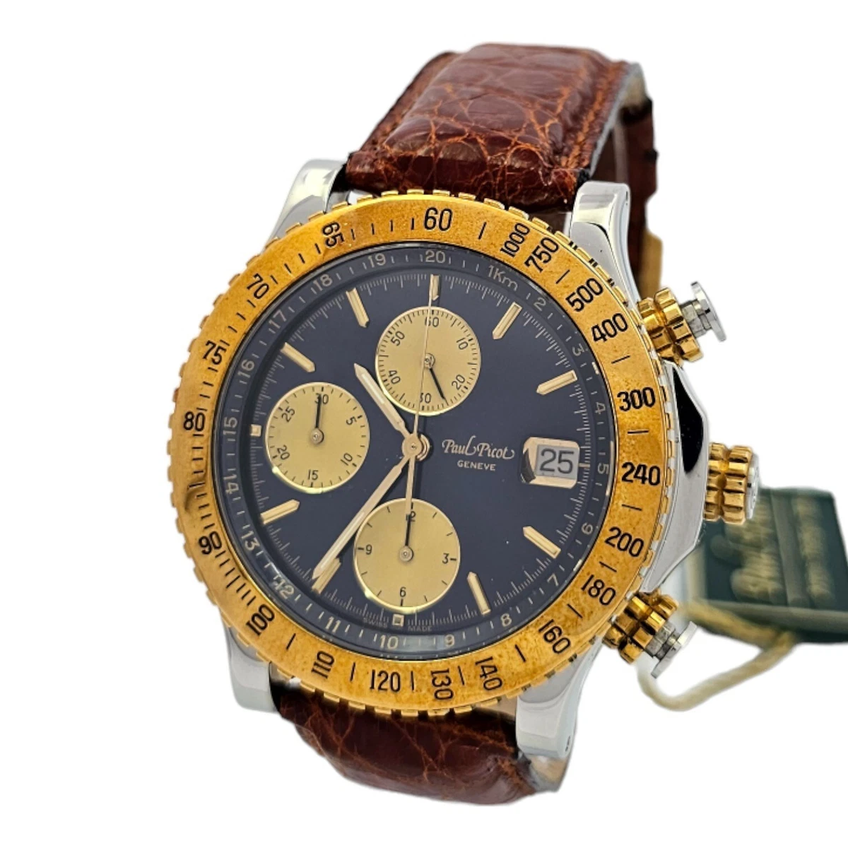 Paul picot le deals chronographe acciaio e oro