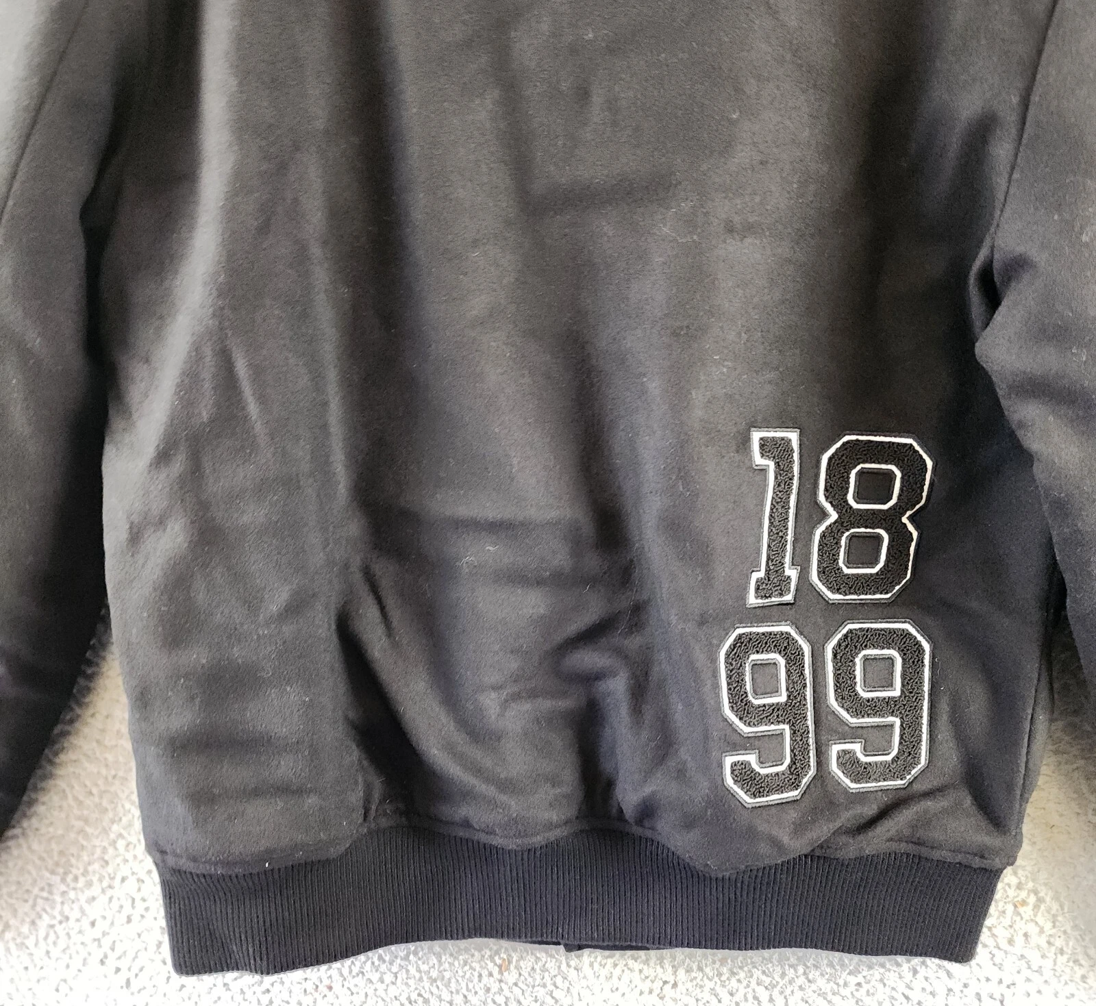 AC Milan Coach Jacket Men's M Black Full Front Button Closure With Side Pockets image 6