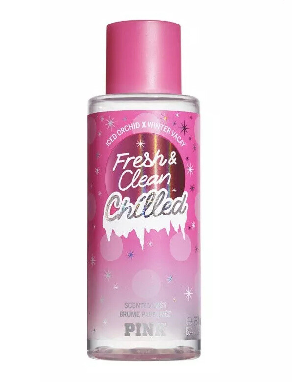 Victoria's Secret PINK Fresh & Clean Chilled Scented Mist ~ 8.4 fl