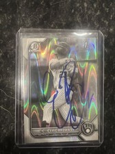 Eric Brown Jr. Signed Card 2022 1st Bowman Ref In Person Autograph (IP) Auto!