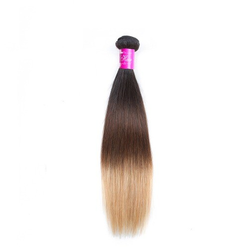 Ombre Brazilian Hair Straight 1B/30 1B27 1B/99J Human Hair Weave Bundles Deal - Picture 7 of 15