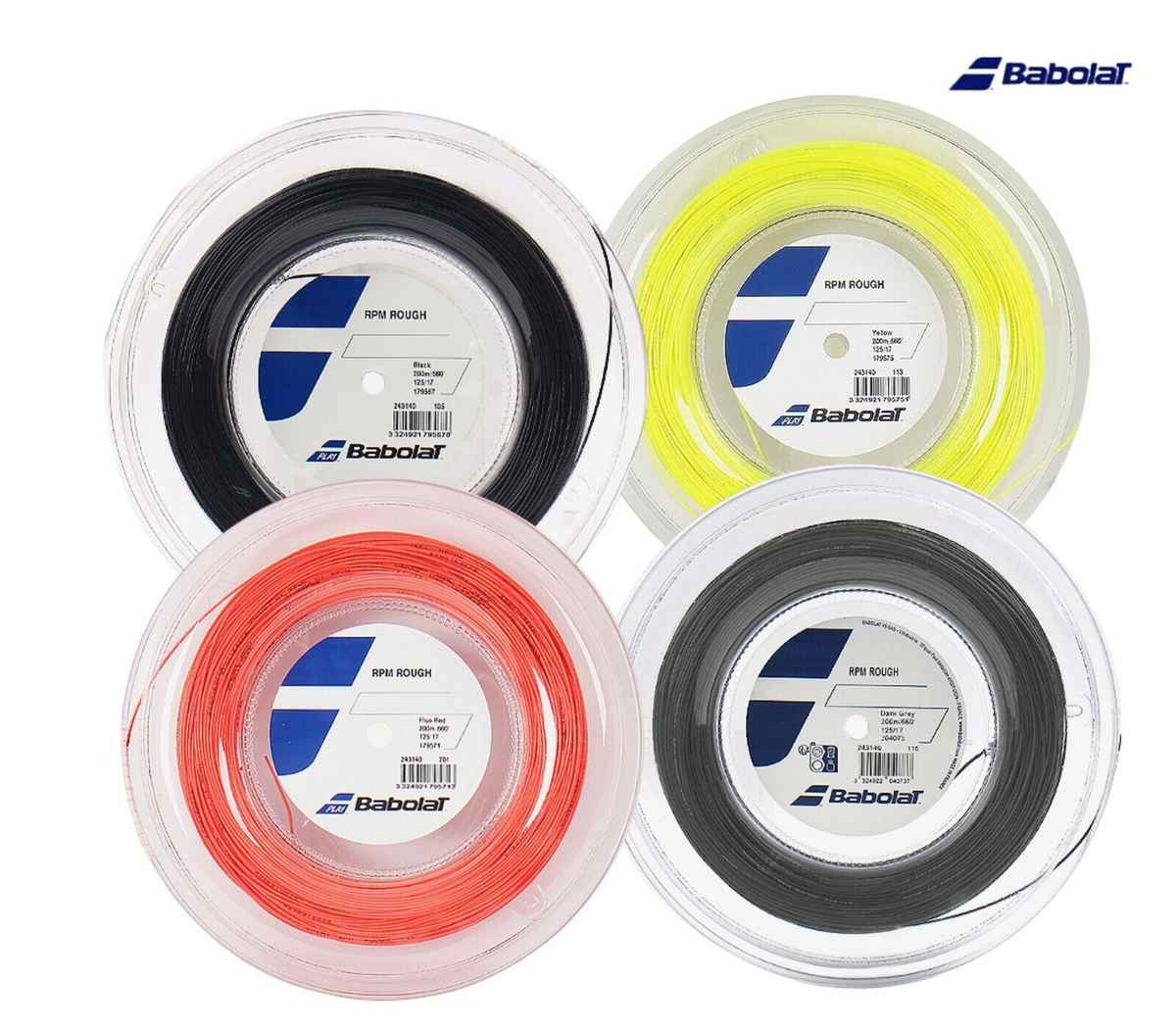 Babolat RPM Rough 1.25mm 200m 17G Tennis Racquet Racket Poly