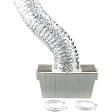 DEFLECTO(R) Supurr-Flex Indoor Dryer Vent Lint Trap Kit