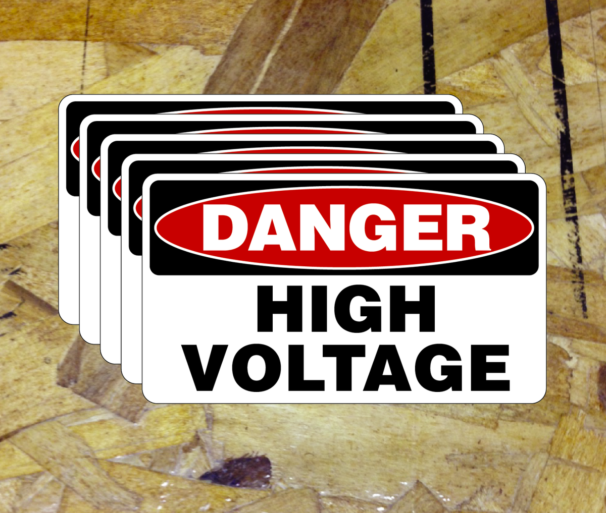 Danger Sign high voltage enclosure keep out
