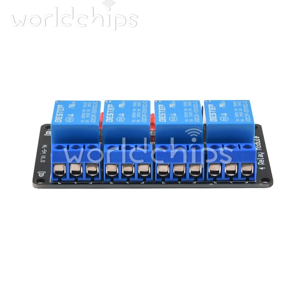 1-10 Stück 4 Kanal 3V 3,3V Relais Modul für Arduino Raspberry PIC AVR DSP ARM - Bild 4 von 4