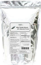 NuSci Milk Thistle Extract 80% Silymarin 454 g (1.0 Lb Flavonoids Support Liver
