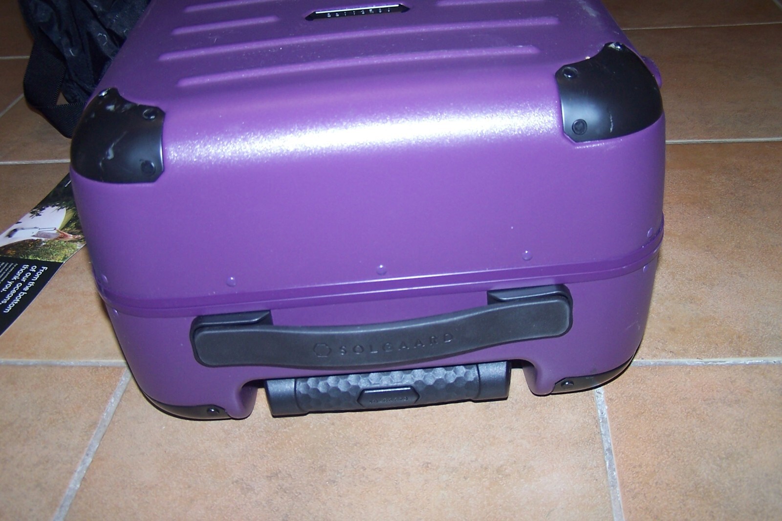 Solgaard Carry On Closet Plus Suitcase Provence Purple Spinner Luggage